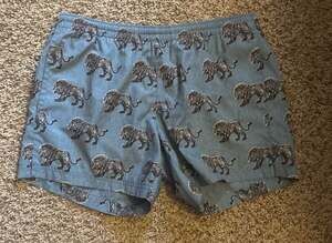 Louis Vuitton x Chapman Brothers Lion Print Swim Trunks Size S